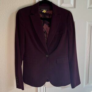 Victoria's Secret Women's Single Breasted  Blazer in Plum - US 8